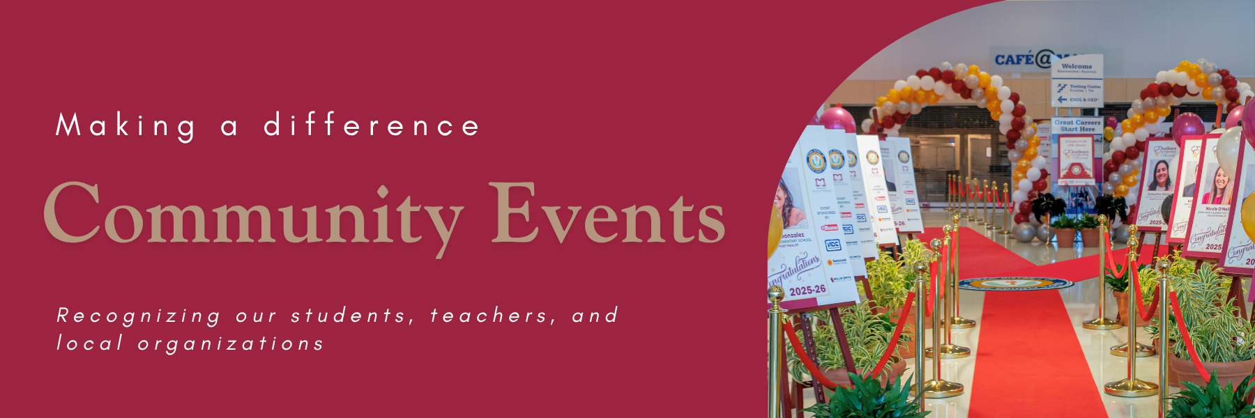 Community Events header
