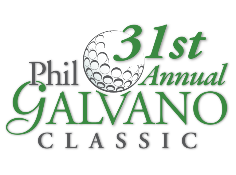 Phil Galvano Golf Classic logo for the 31st annual tournament featuring a golf ball.